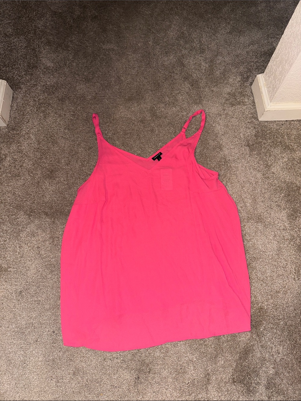 Women’s Pink V-Neck Tank Top